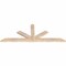Ekena Millwork Saratoga Smooth Timber Gable Bracket, Douglas Fir, 60"W x 22"H x 1 1/2"D x 3 1/2"F, 9/12 Pitch GBW060X22X0204SAR00SDF - alternate 3